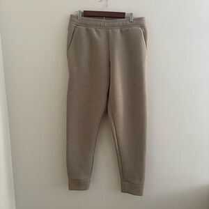 Champion Men’s Large Sweatpants Jogger Thick Heavy Beige Tan